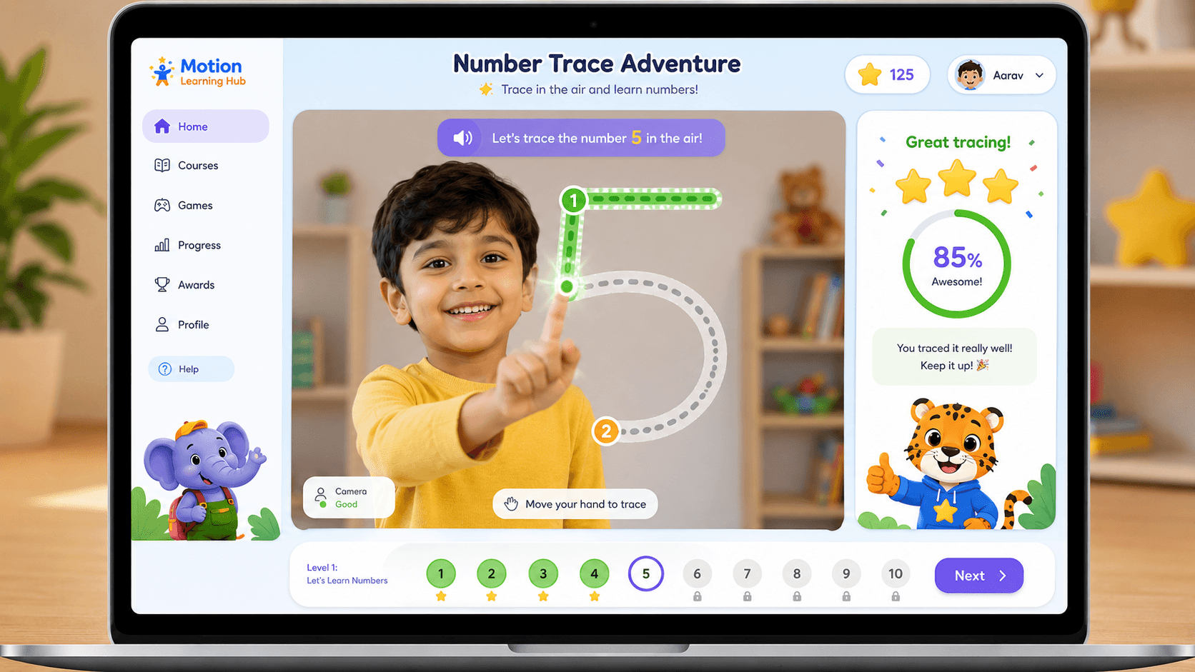 Preview Number Trace Adventure